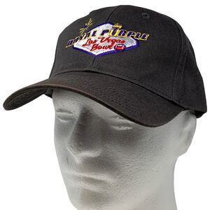 Las Vegas Bowl Hat Cap Gray NCAA College Football Royal Purple 6 Panel Strapback